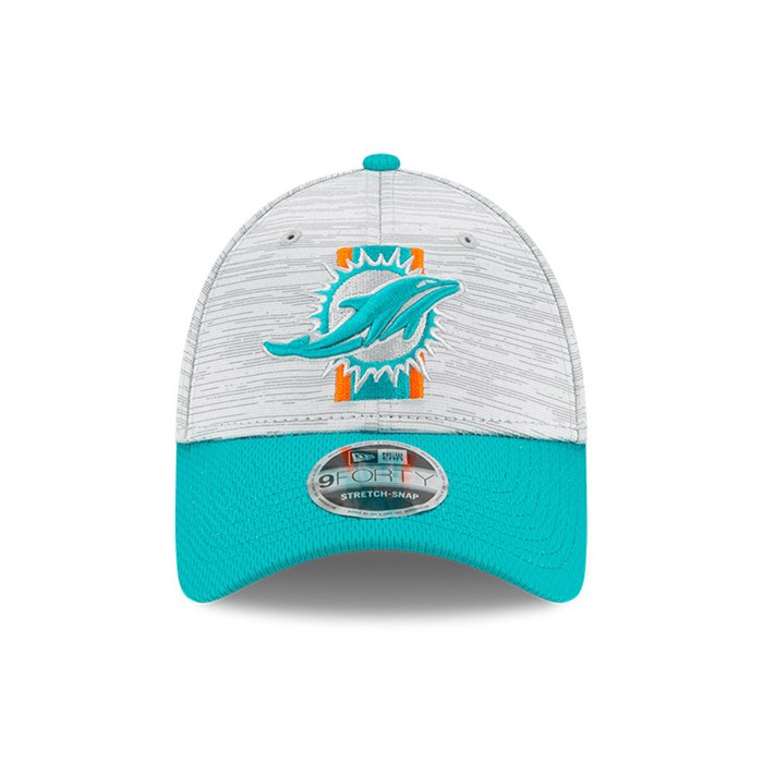 Miami Dolphins NFL Training 9FORTY Stretch Snap Lippis Sininen - New Era Lippikset Tukkukauppa FI-380756